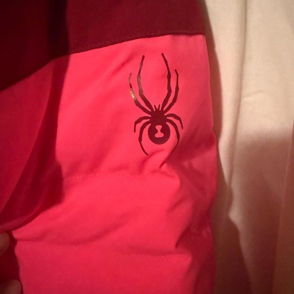 Spyder Girl's Sz 18 Maddie Synthetic Down Jacket Bryte Bubblegum EUC - Picture 2 of 11